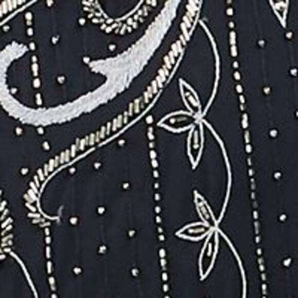 ADRIANNA PAPELL Womens Cap Sleeve V Neck Full-Length Evening Fit + Flare Dress - Picture 4 of 4